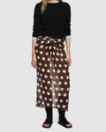 LINNEA SKIRT - BROWN