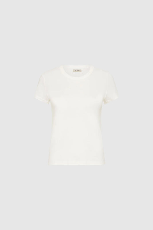 (PRE-ORDER) ORGANIC COTTON BABY TEE - WHITE