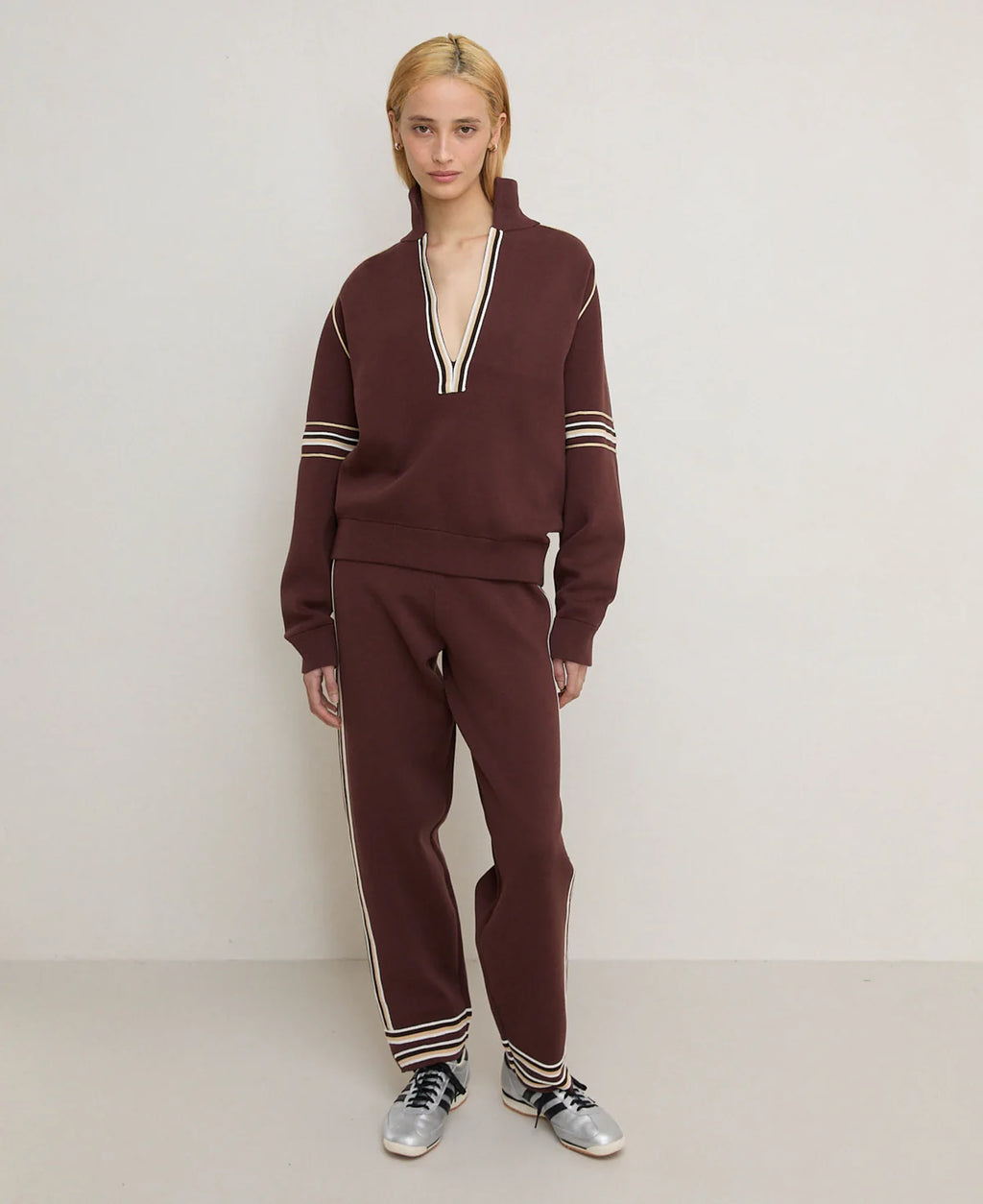 M19 ORGANIC MOTLEY TRACKPANT - ESPRESSO