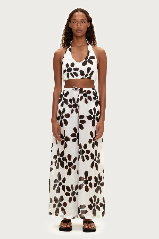 (PRE-ORDER) COTTON PANT - CHOCOLATE FLOWER