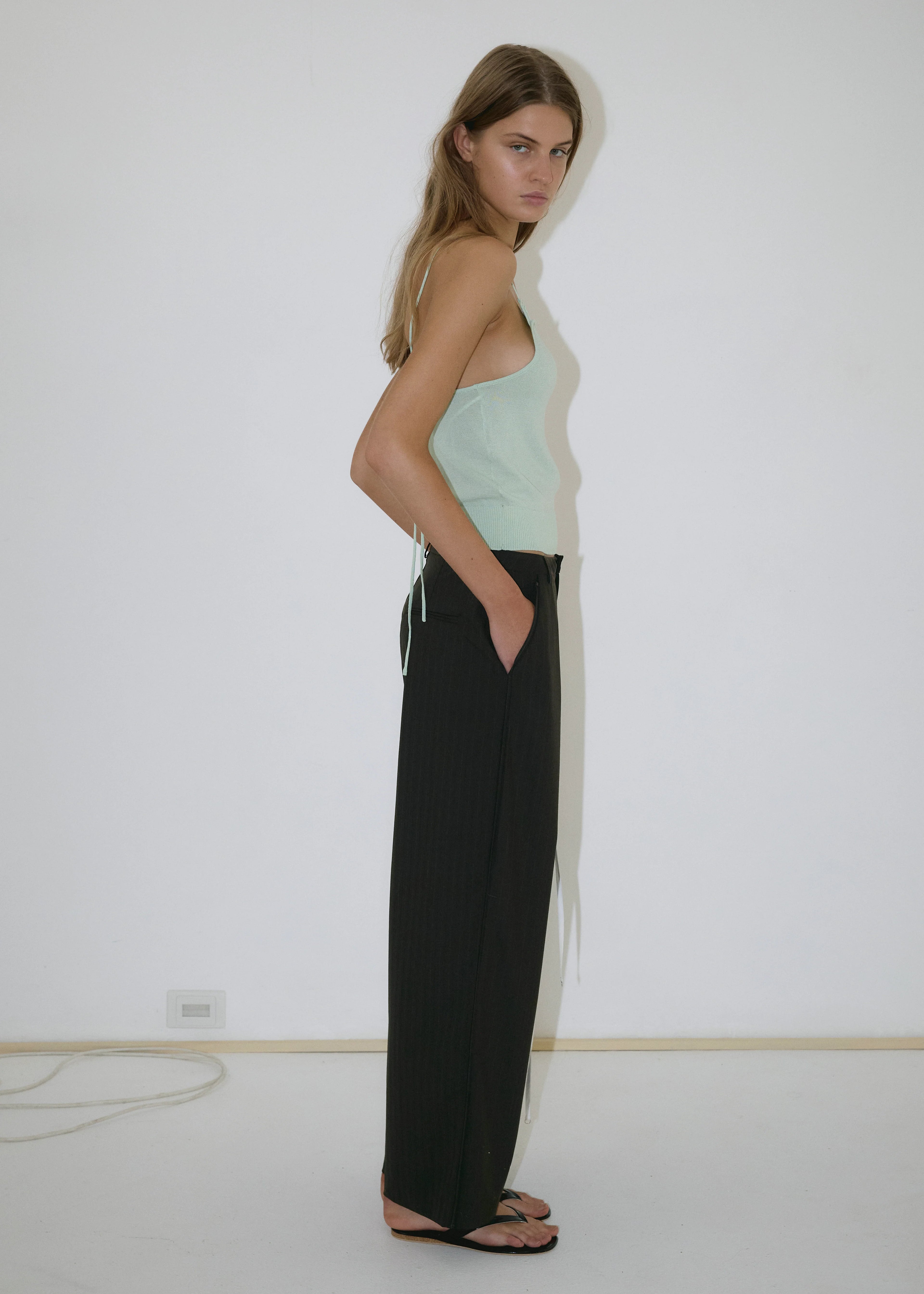 THE BIND PANT - CHARRED BLACK STRIPE