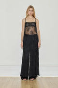 STRAIGHT LEG PANT - BLACK