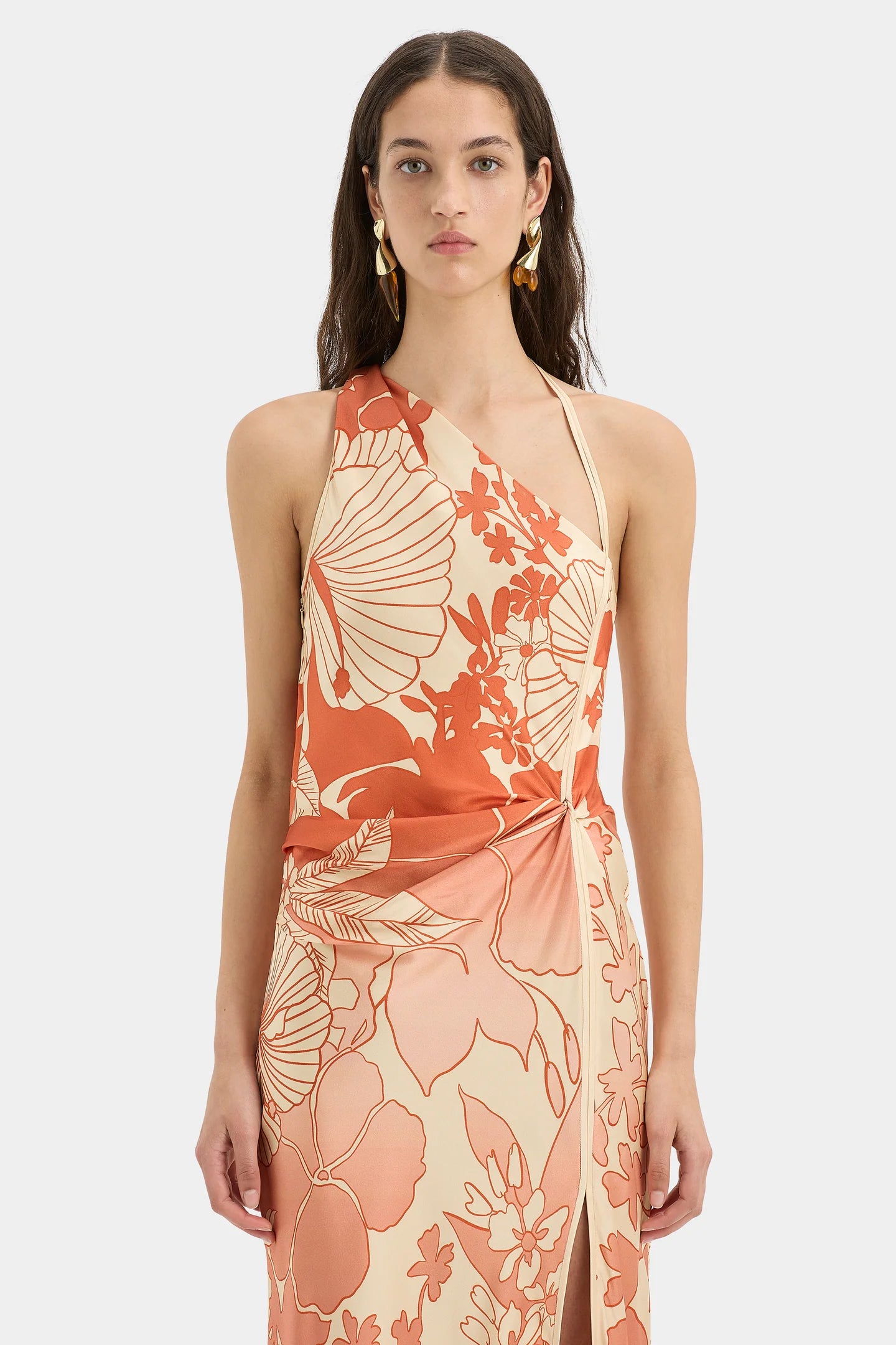 COMO ASYMMETRIC DRESS - PARADISO PRINT