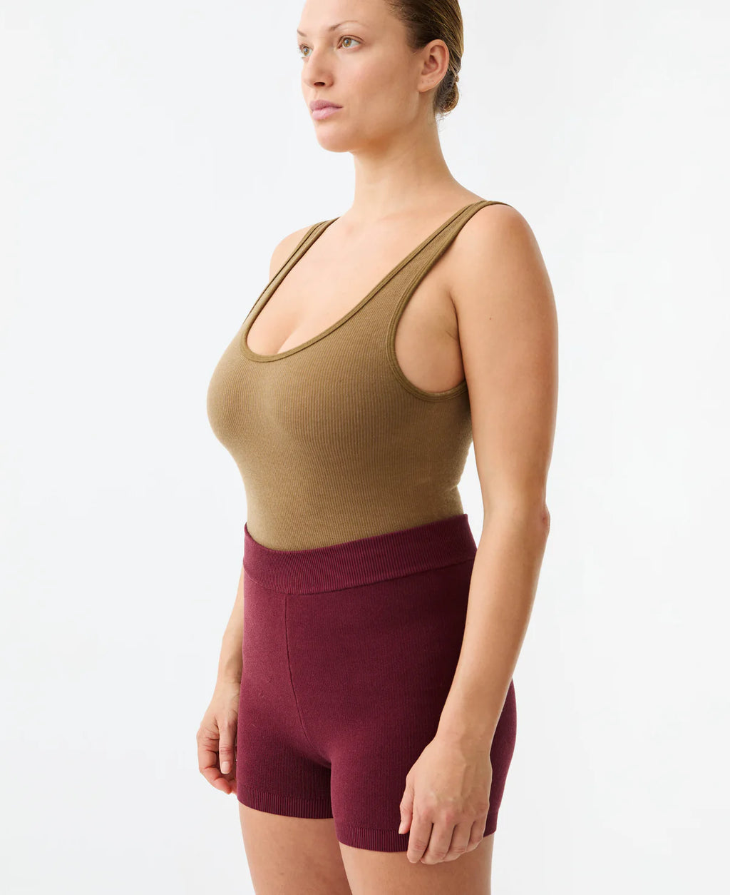 ORGANIC YONI SHORT - MULBERRY