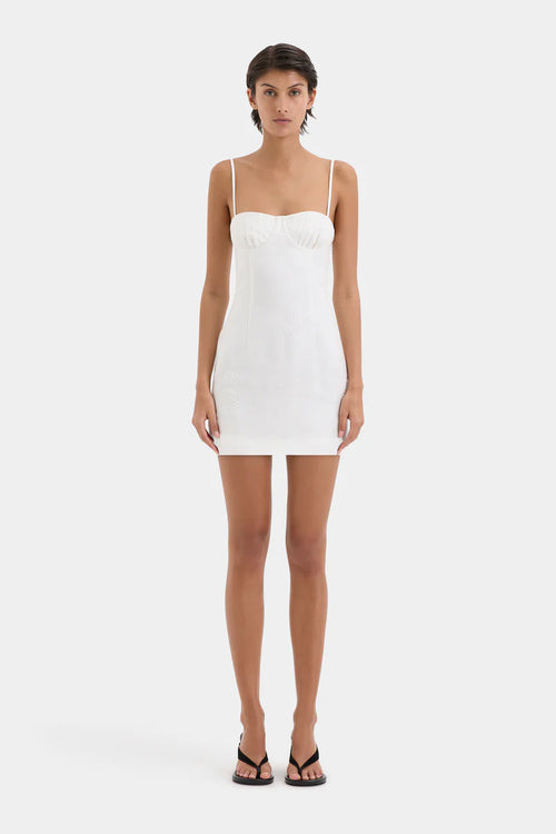 ALESSANDRA MINI DRESS - IVORY