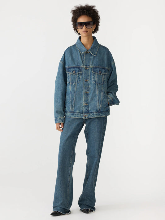 UNIVERSAL DENIM JACKET - AGED DENIM