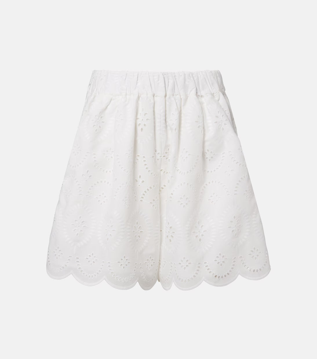 FONDACO SHORT - BIANCA BROIDERIE WHITE