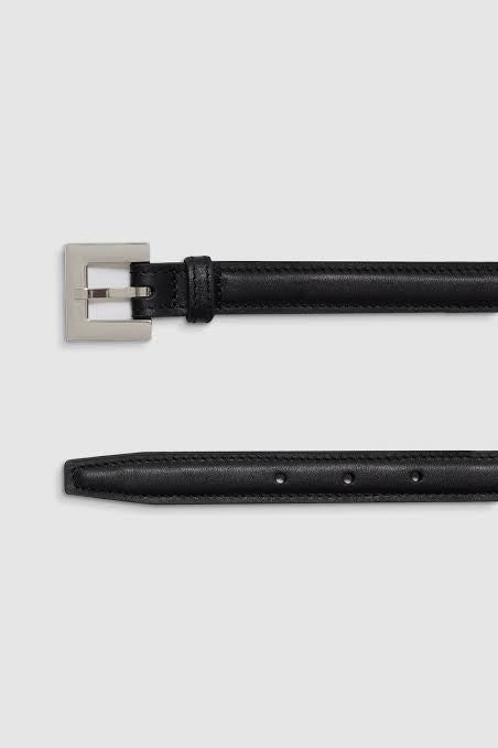 NICOLA BELT - BLACK WITH SILVER