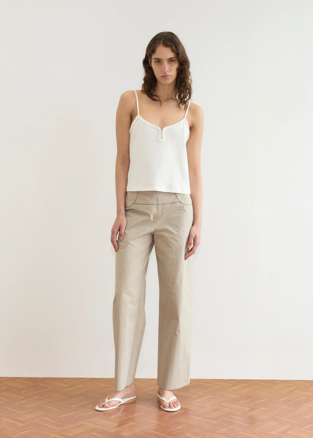 CLASP SINGLET - WHITE