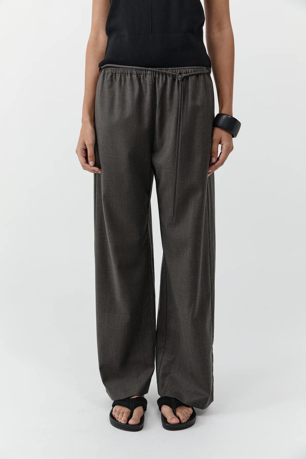 WOOL EVERYDAY PANTS - MULCH