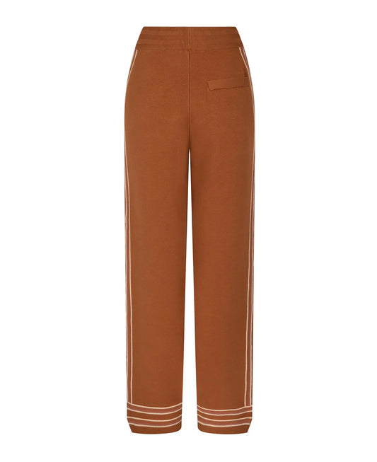 ORGANIC MOTLEY TRACK PANT - SPICE