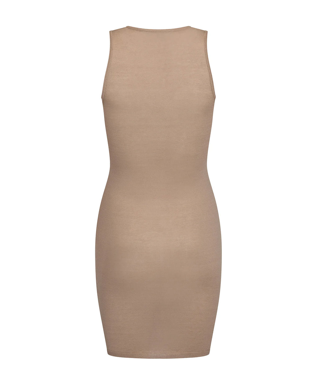 SHEER ESSENTIALS SLIP DRESS - NATURAL