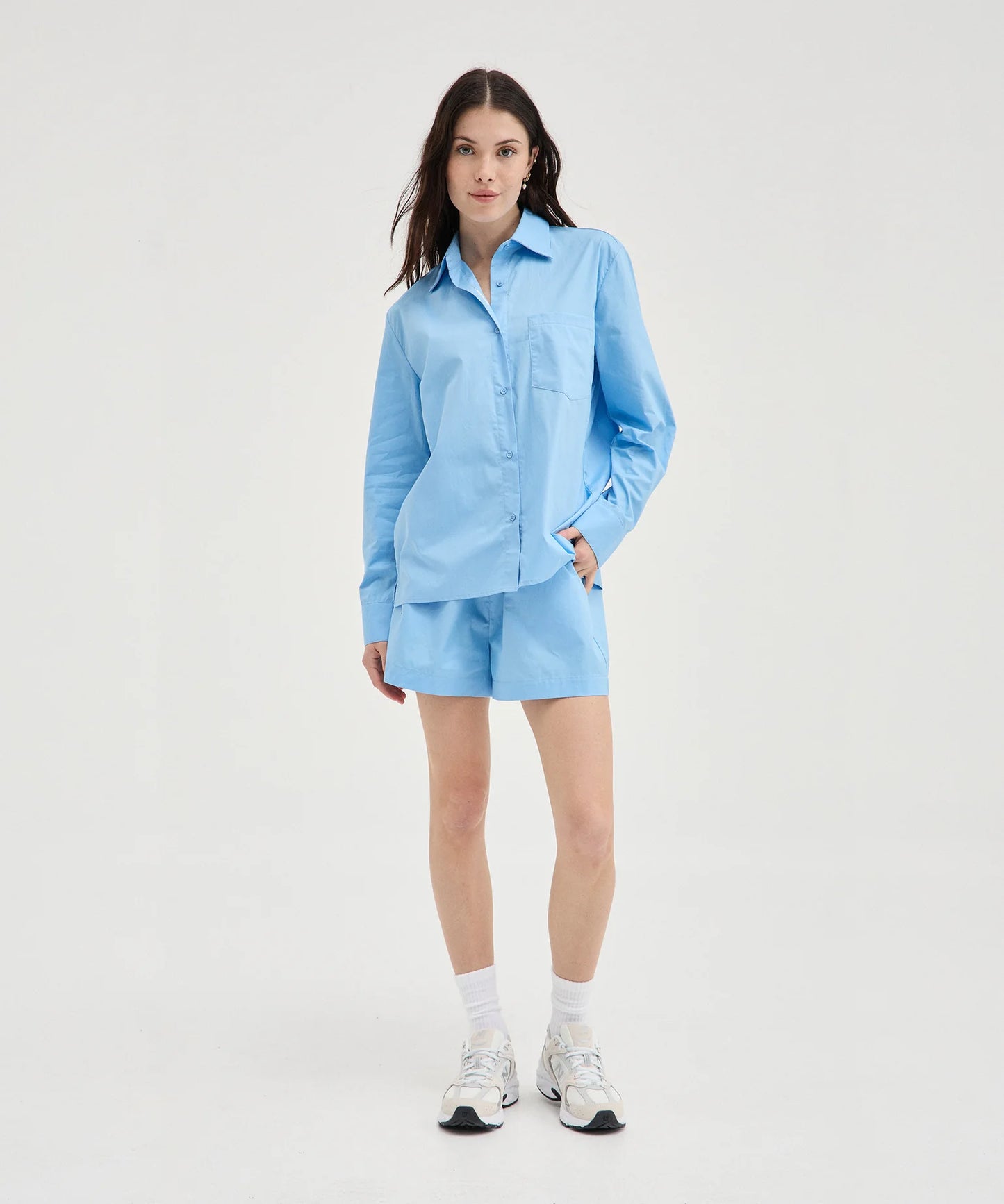 COTTON SHIRT - BLUE