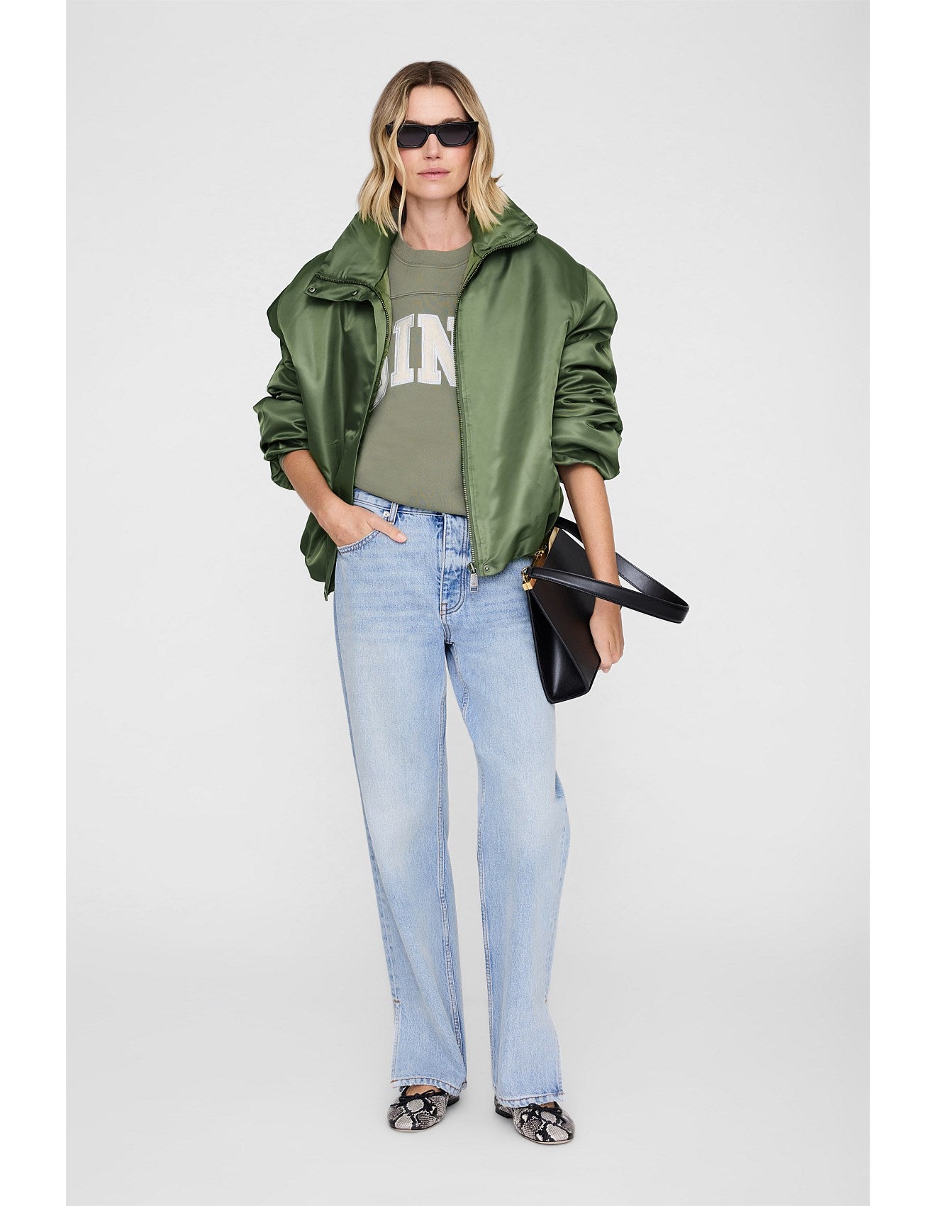 TRENTON SWEATSHIRT BING - WASHED OLIVE