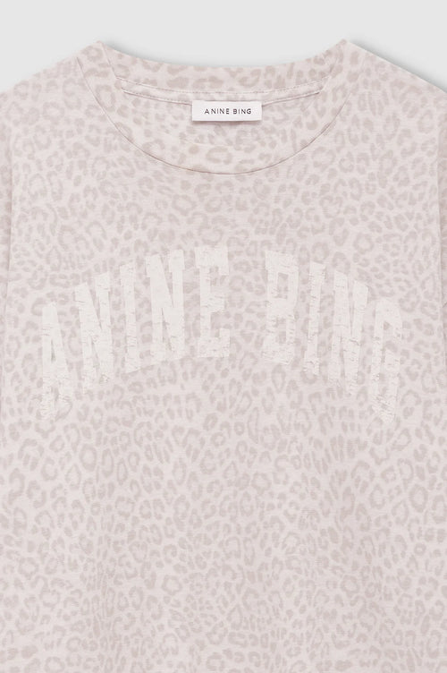 CADE TEE ANINE BING - WHITE WASHED LEOPARD