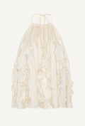 JELLYFISH RUFFLE TOP - PEARL