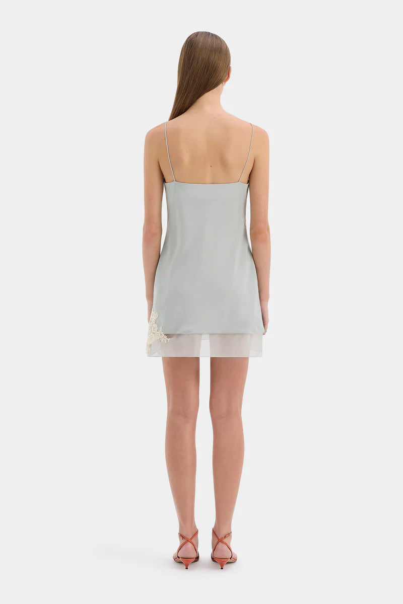 (PRE-ORDER) NORIA MINI DRESS - POWDER BLUE