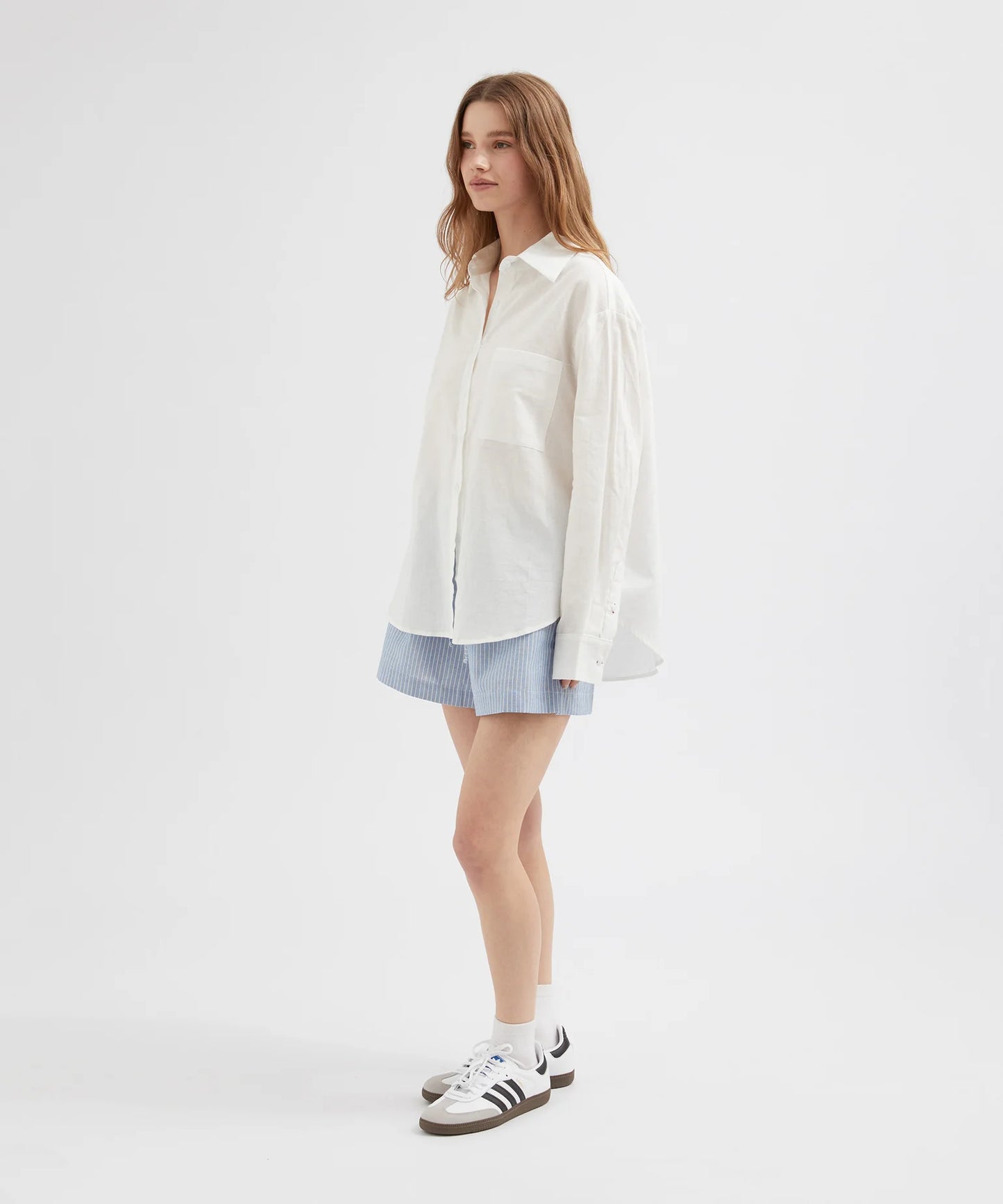 COTTON SHIRT - WHITE