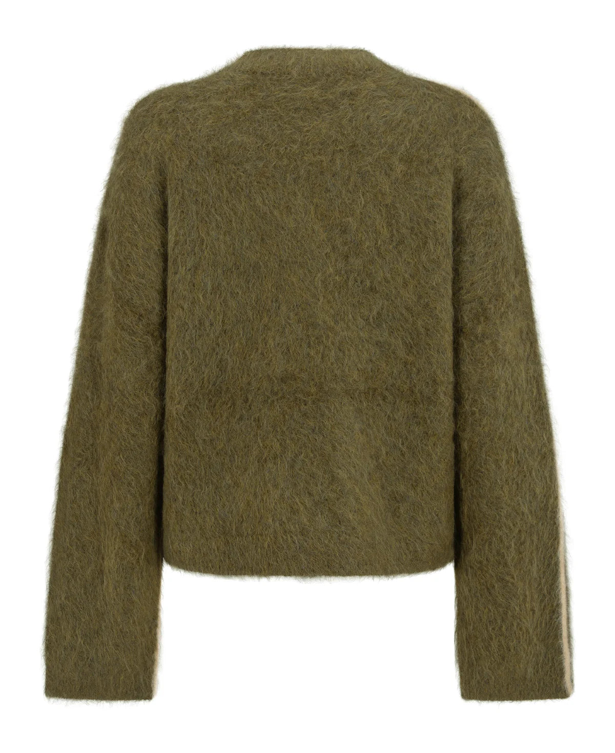 (PRE-ORDER) BRUSHED ALPACA CARDIGAN - MOSS