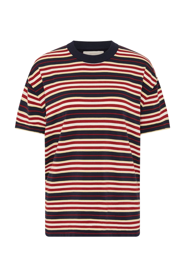 (PRE-ORDER) LE PAZ TOP - CILA STRIPE NAVY