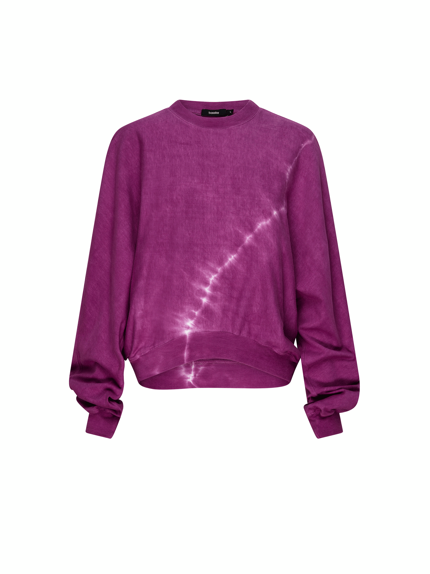 CRESCENT DYE REVERSE SWEAT - MAGENTA