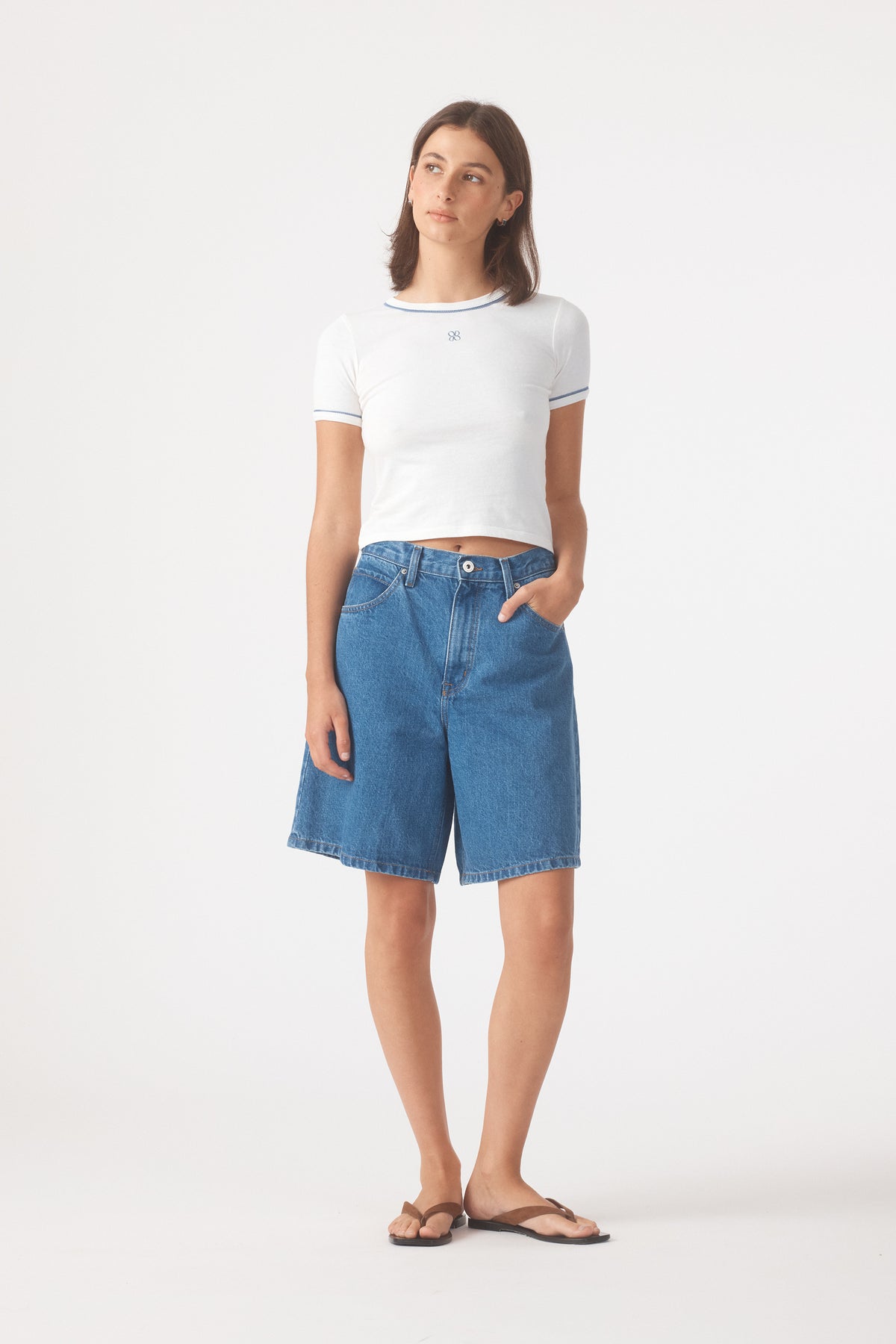BONNIE HIGH LONG SHORT - ANCHOR