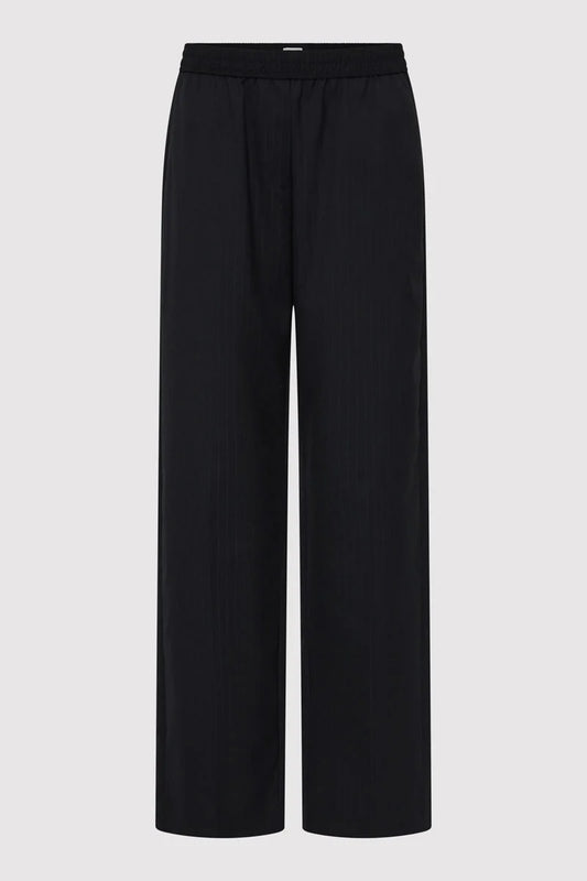 (PRE-ORDER) TAILORED ACTIVE PANTS - BLACK PINSTRIPE