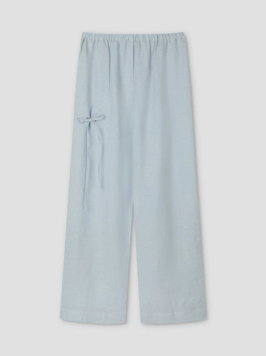 (PRE-ORDER) THE EYELET PANT - SOFT BLUE