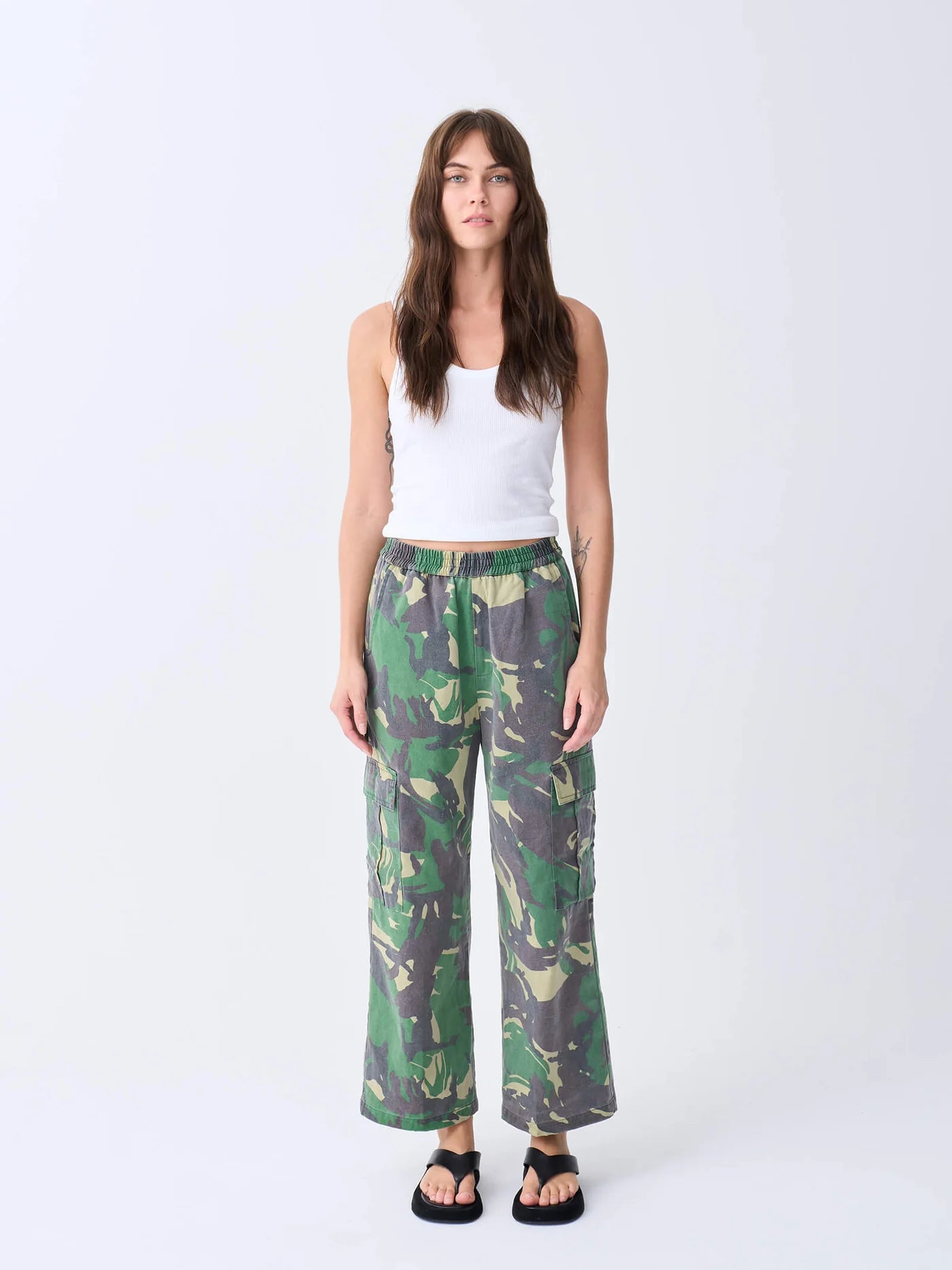 CARGO PANT - WASHED ARMY