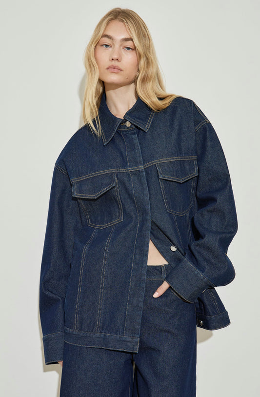 DENIM JACKET - DEEP INDIGO