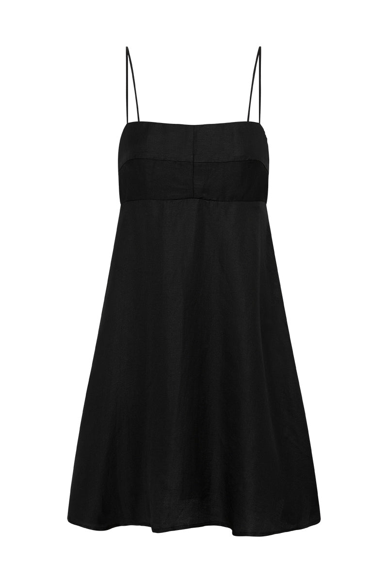 AZORES MINI DRESS - BLACK