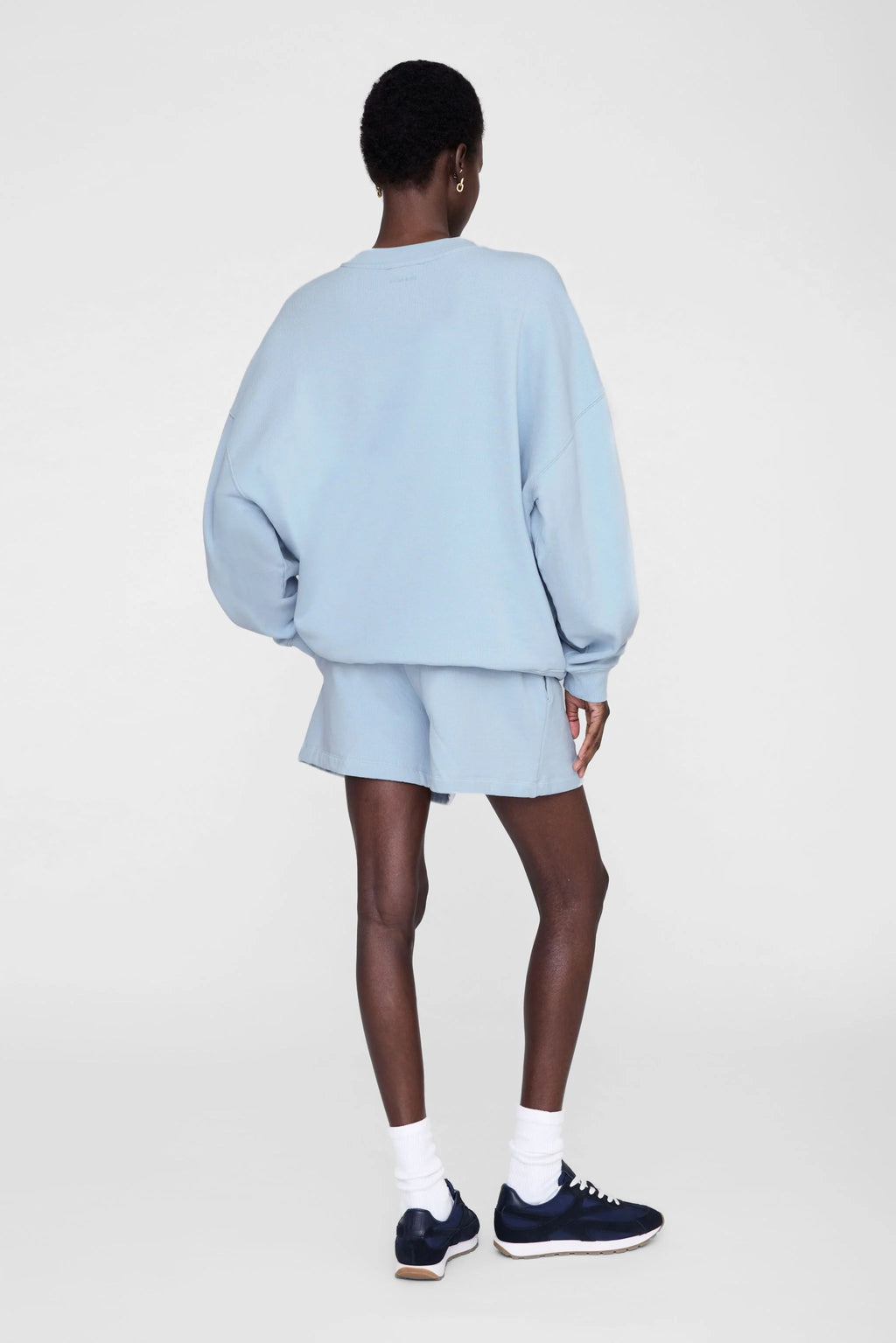 KAM SHORT FRAMED MONOGRAM - PALE BLUE