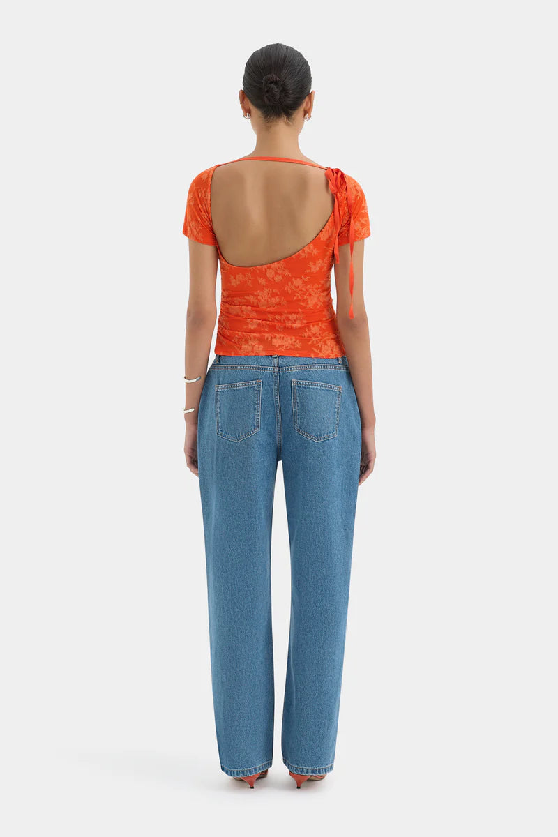 (PRE-ORDER) BLANCA TOP - PALMERA TANGERINE