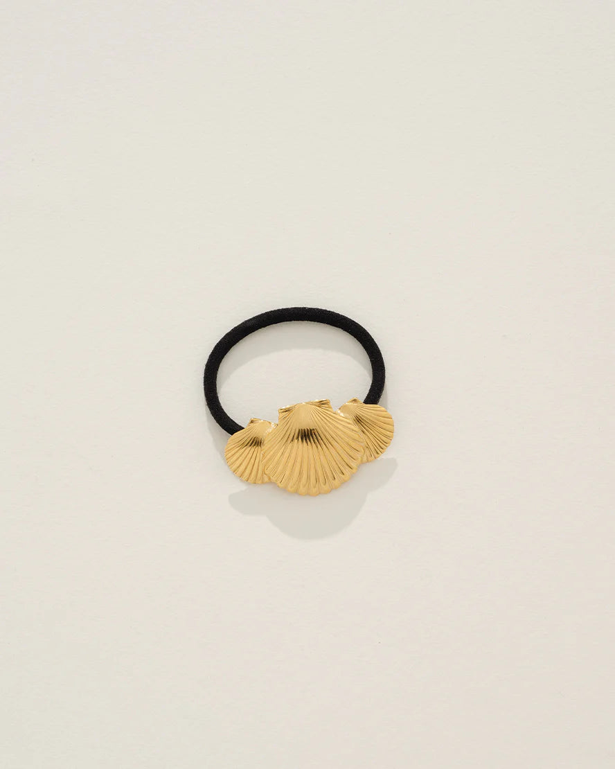 ZIVA HAIR TIE - BLACK GOLD