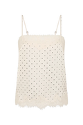 (PRE-ORDER) MARISOL TOP - POLKA DOT ANTIQUE WHITE