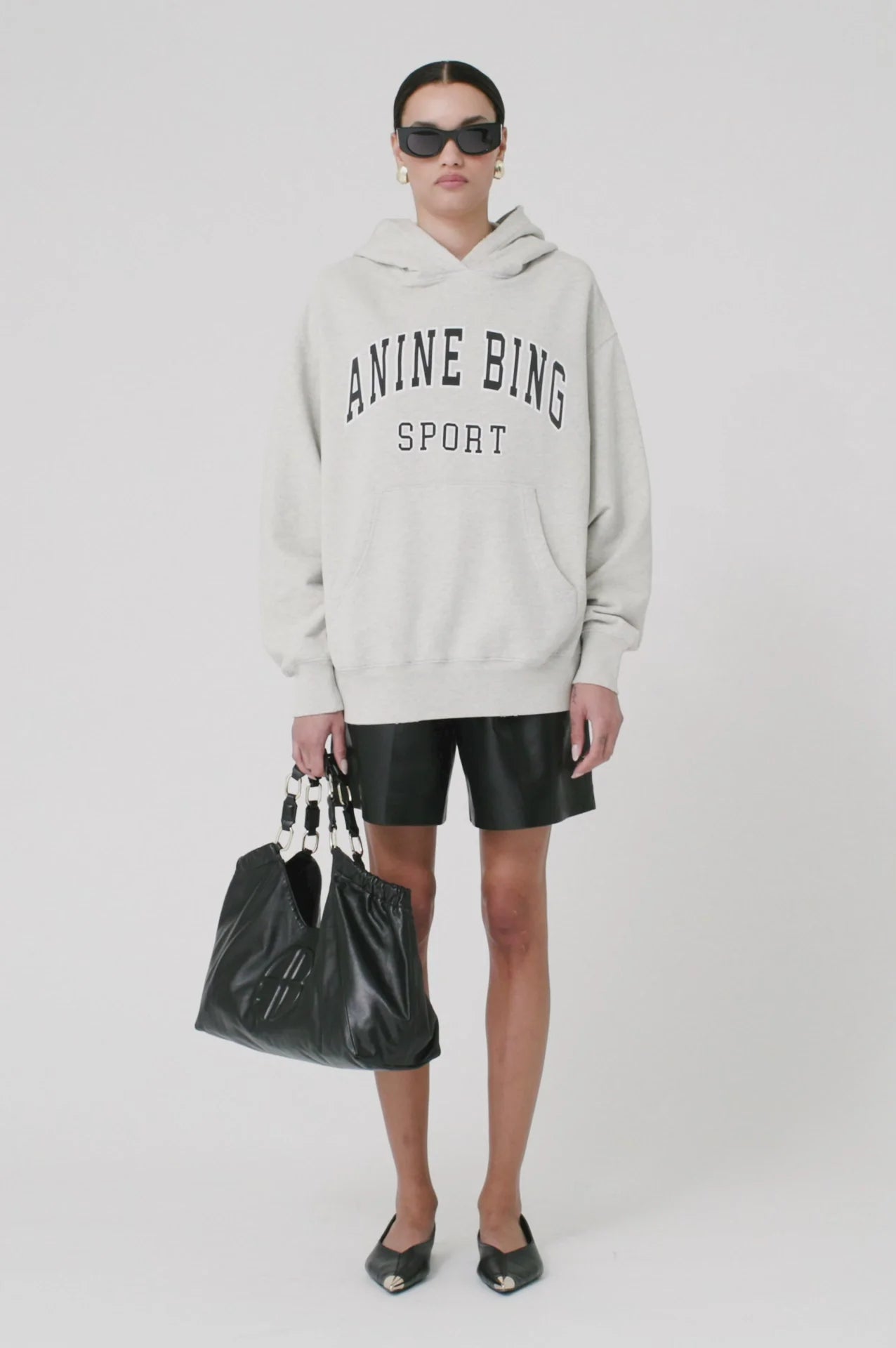 ALTO HOODIE ANINE BING - HEATHER GREY