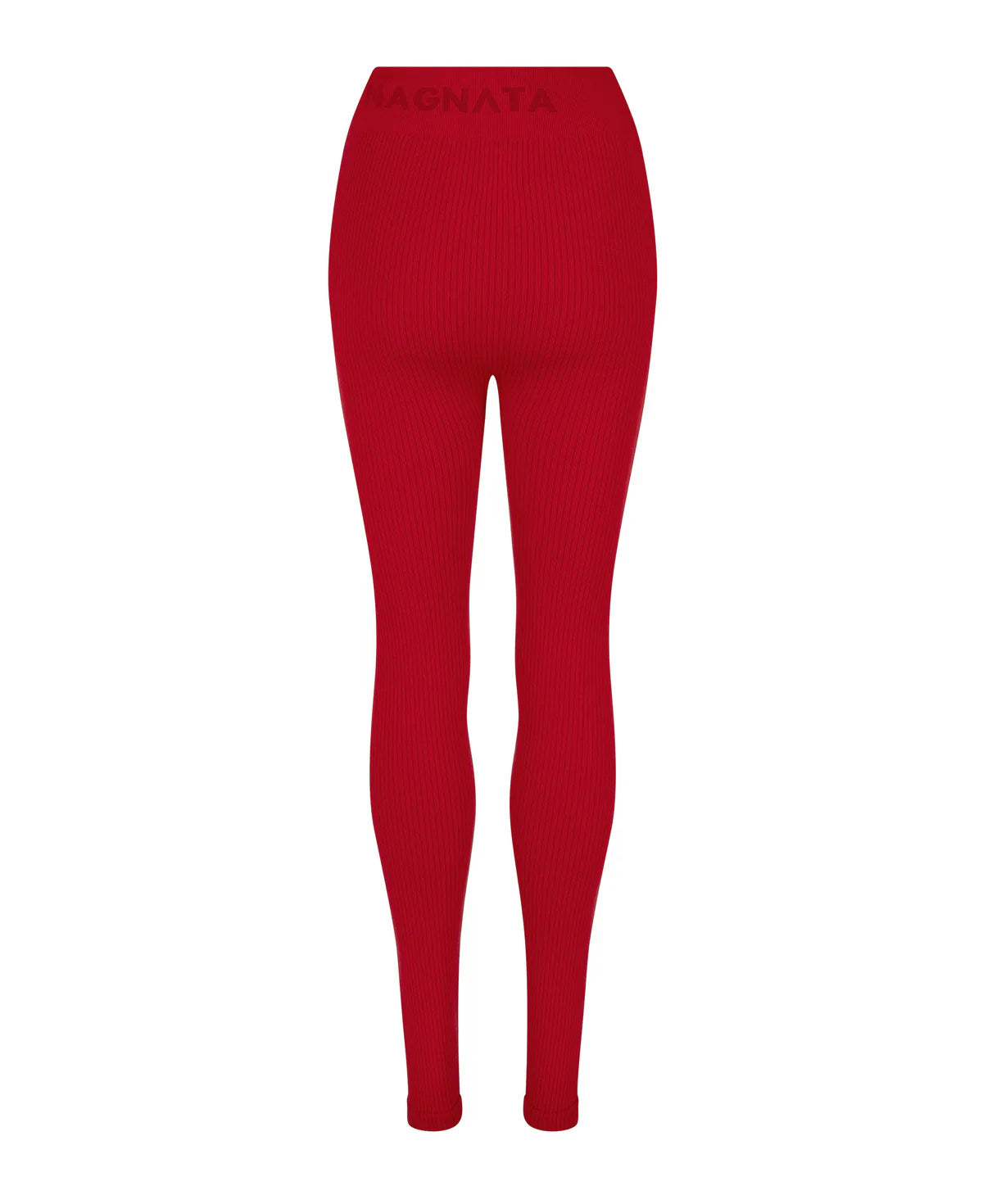 CLASSIC WOOL RIB LEGGING - CRIMSON