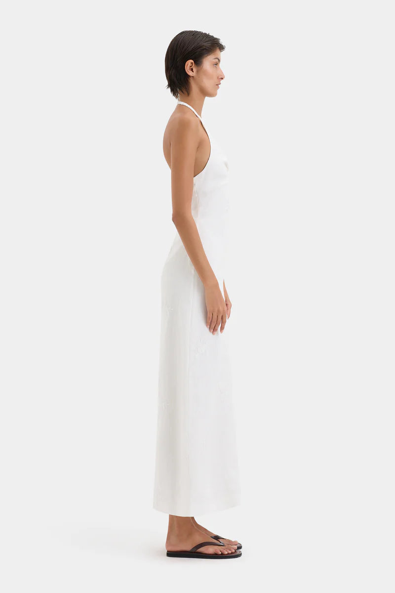 ALESSANDRA MIDI DRESS - IVORY