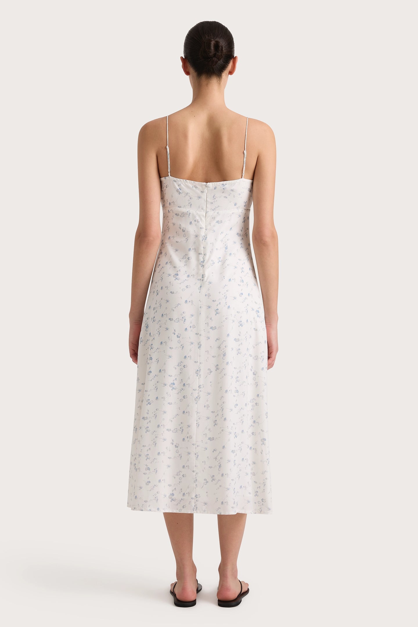 PAU DRESS - BLOSSOM EGG SHELL / POWDER BLUE