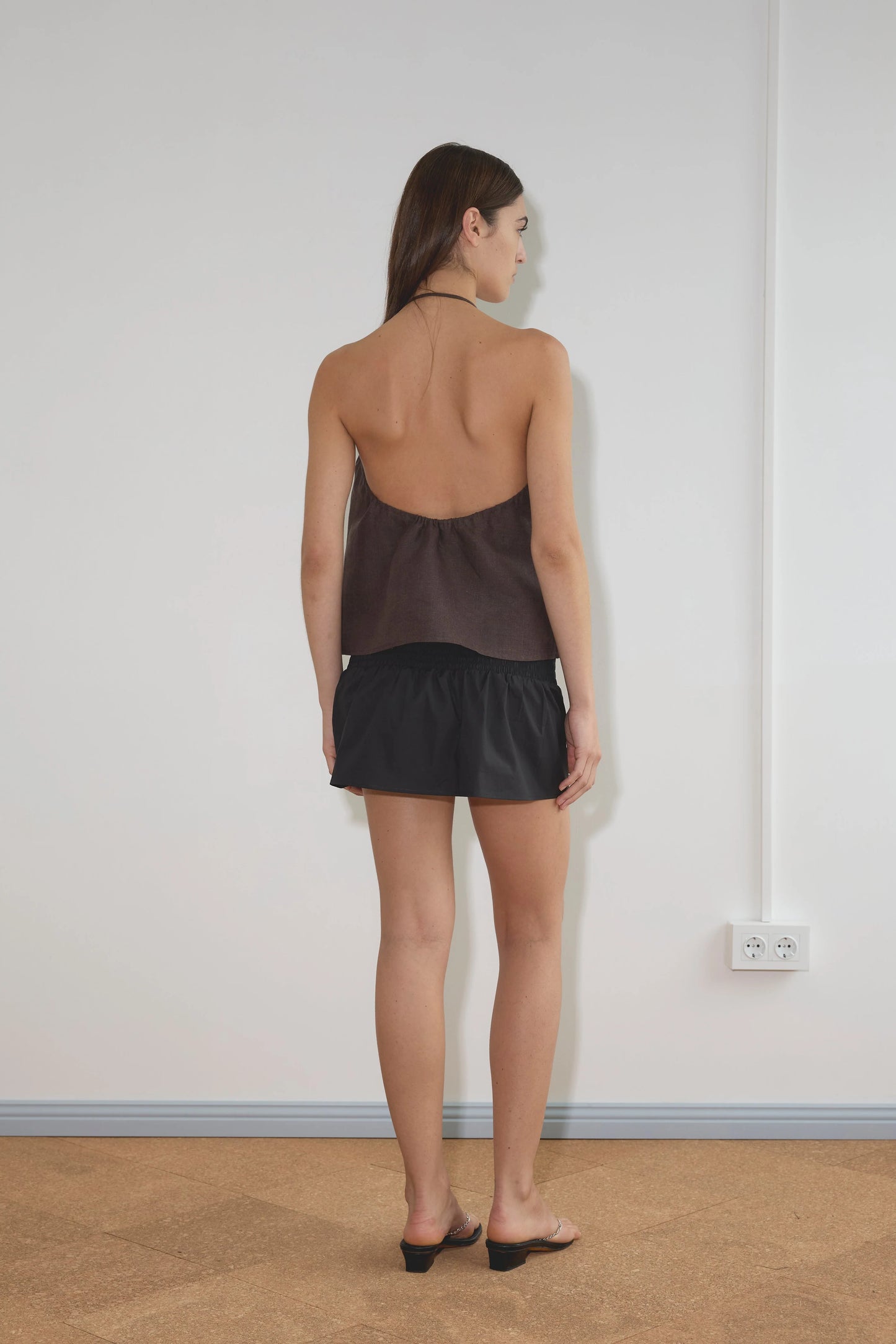 O RING HALTER - BARK