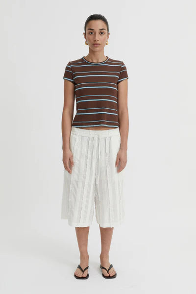 AERIN BABY TEE - BROWN