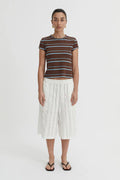 AERIN BABY TEE - BROWN