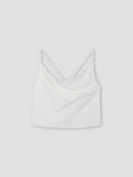 DRAPE JERSEY TOP - WHITE