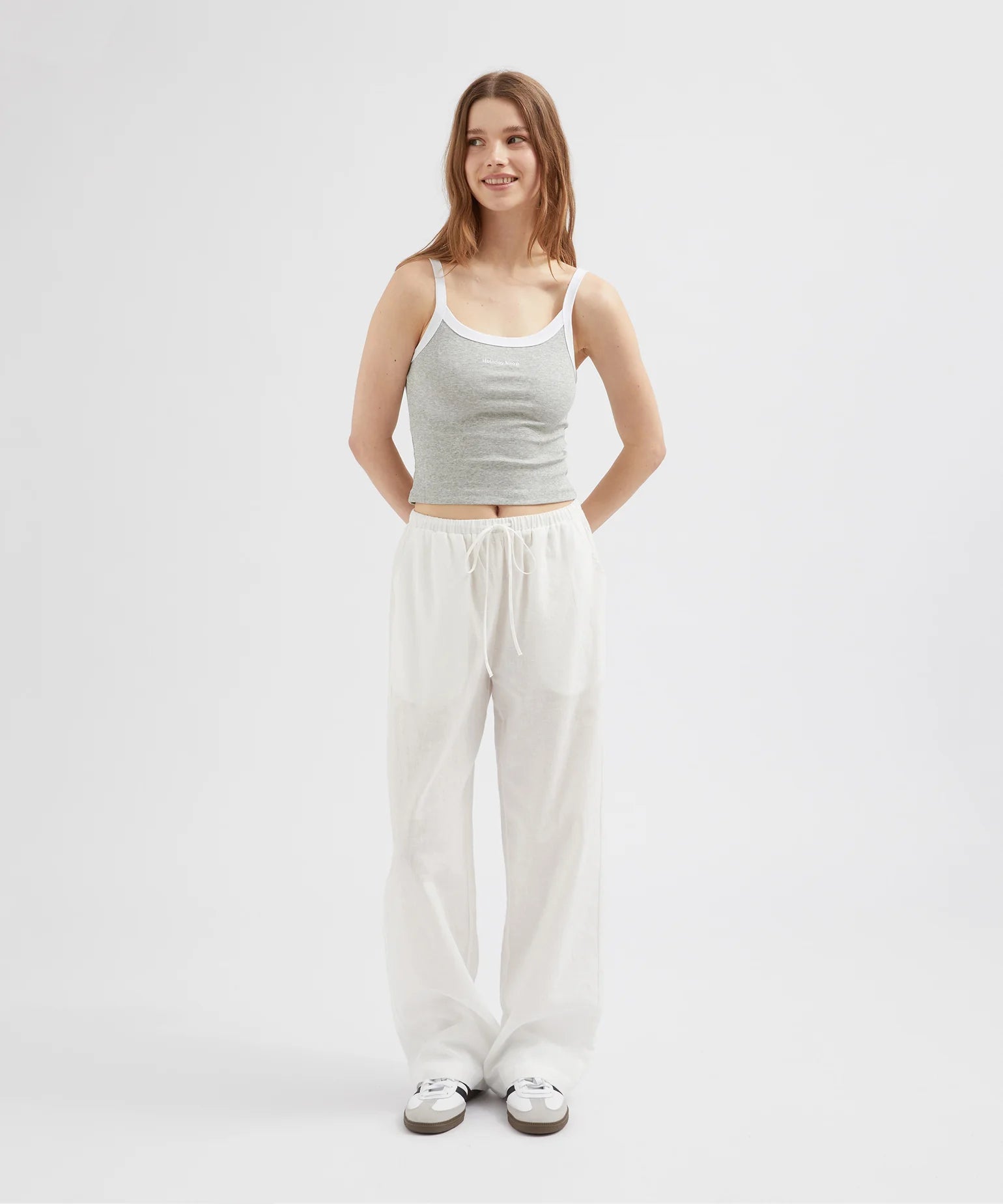 HS SINGLET TOP - GREY