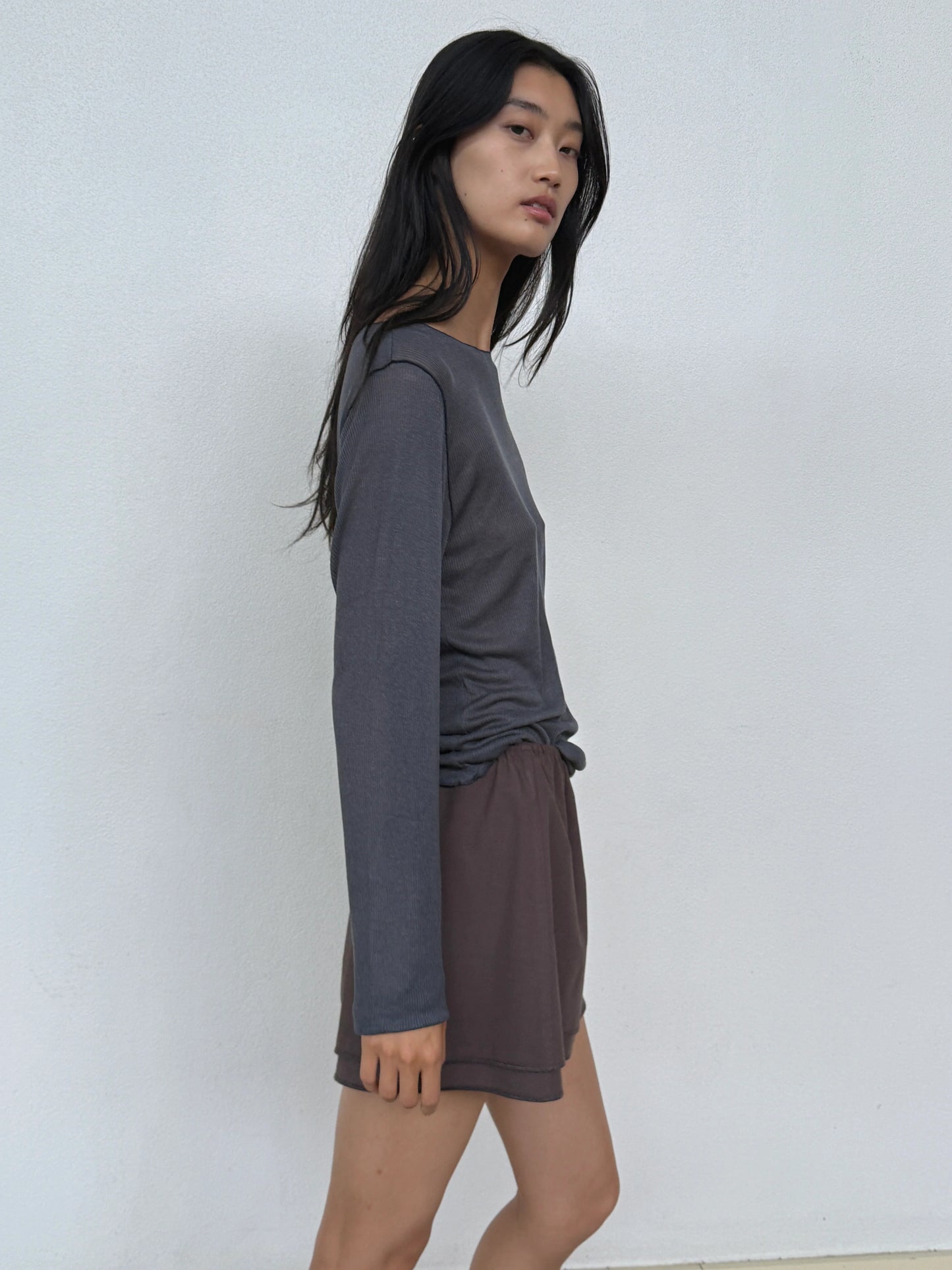 LAYERED SKIRT - CHOCOLATE