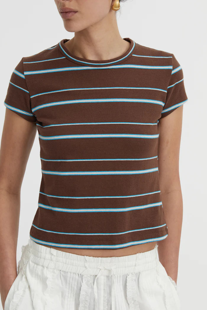 AERIN BABY TEE - BROWN