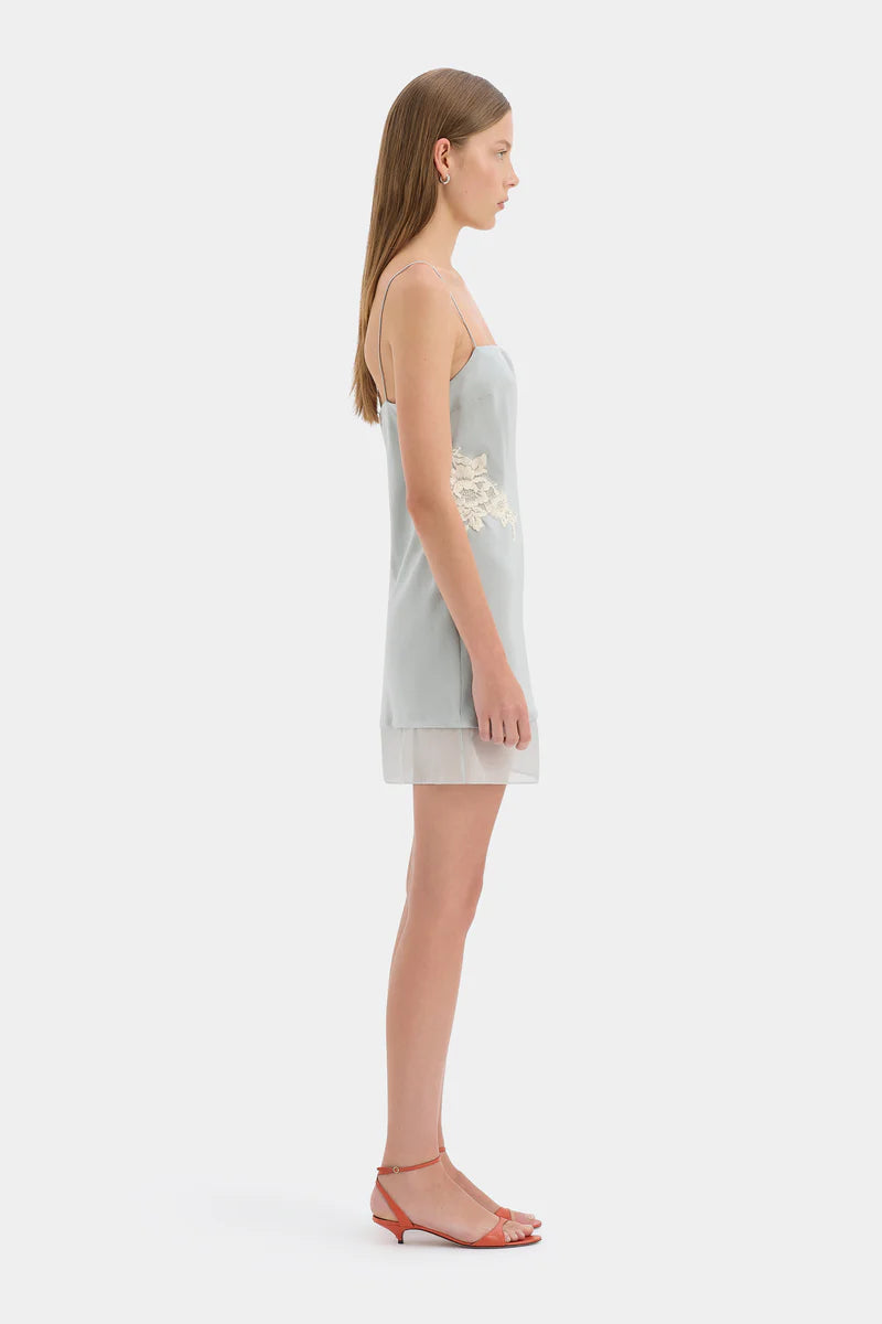 (PRE-ORDER) NORIA MINI DRESS - POWDER BLUE