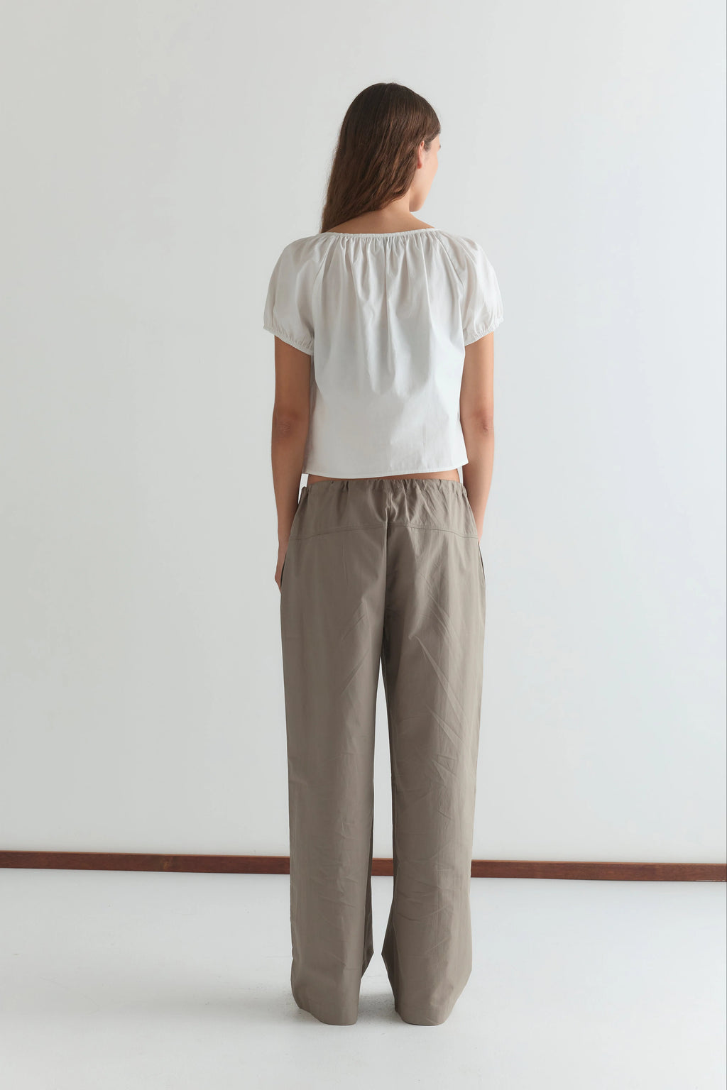 POPLIN T SHIRT - WHITE