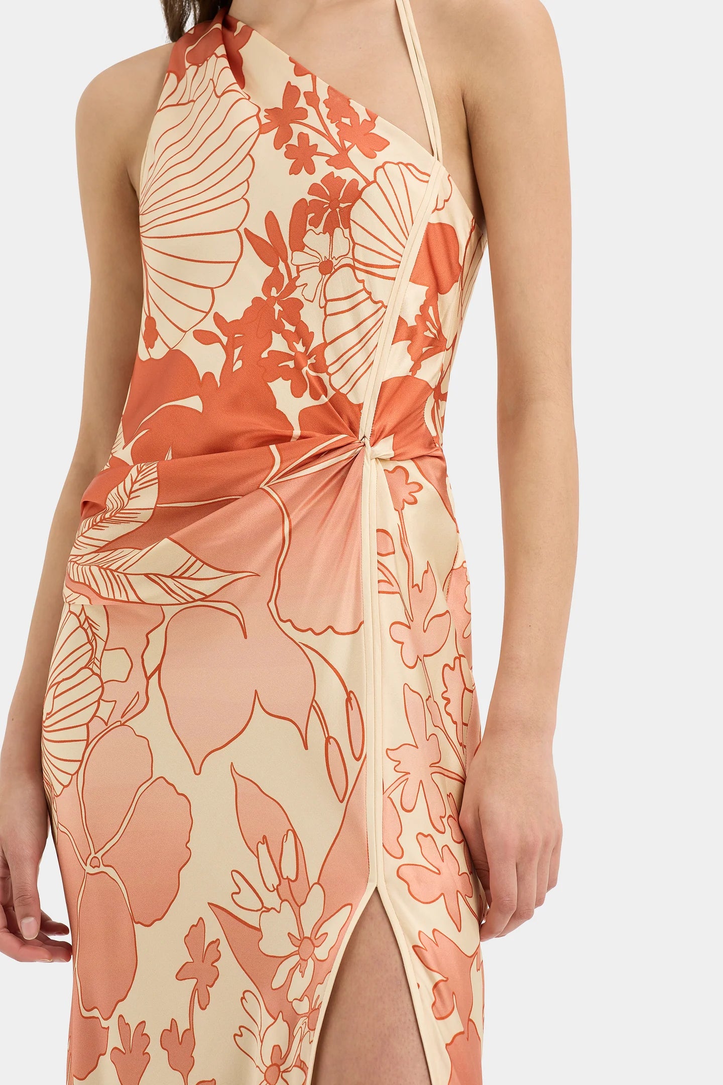 COMO ASYMMETRIC DRESS - PARADISO PRINT