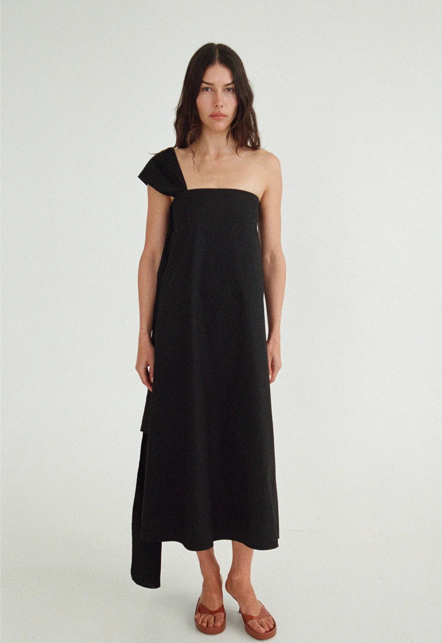 STARTING OVER DRESS - BLACK